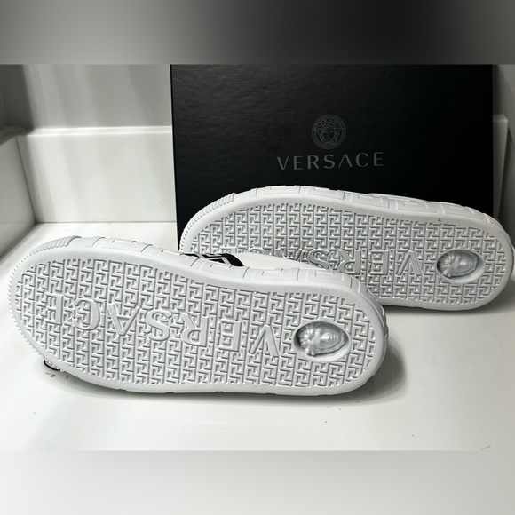 Versace sneakers Vitello + Nastro Greca - Picture 7 of 11